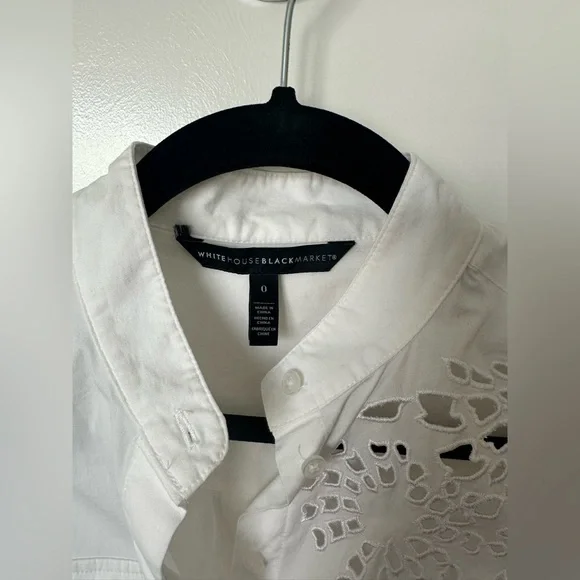 White House Black Market Poplin Shirtdress - Picture 6 of 6